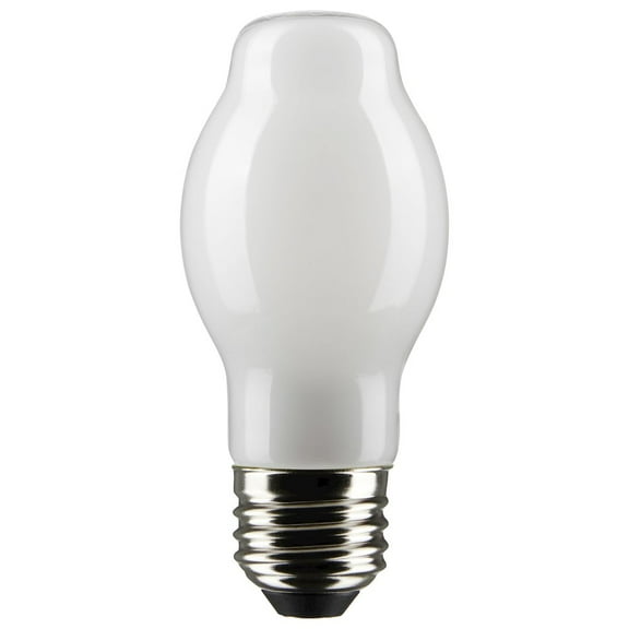 Satco 8 Watt BT15 LED - White - Medium base - 90 CRI - 4000K - 120 Volt