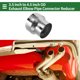 thumbnail image 2 of Rebajadora de codo concéntrico de escape Mandrel de 3.5" OD a 4.5" OD Adaptador de tubo de acero inoxidable 201 Longitud de 4 pulgadas Tono plateado, 2 of 7