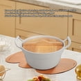 thumbnail image 2 of Rupoun Korean Ramen Noodle Pot Nonstick Aluminum Alloy Soup Stockpot with Wood Lid Fast Heating Cookware for Home Travel Camping Kitchen, 7.68 inches / 19.5 cm, 2 of 9