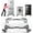 White, variant on Movable Washing Machine Base with 4 Wheels Adjustable Furniture Dollies Roller Mobile Base for Washer Machine Drier Refrigerator Weight Capacity 500lbs