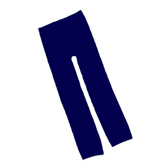 Raindrops Thick Leggings for Girls Ninth Pants Fleece Lined Joggers Warm Pants in Navy 1Pcs