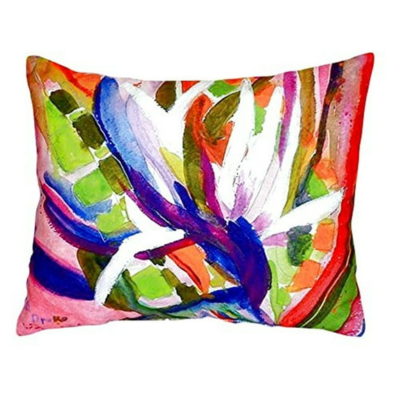 Betsy's Bird of Paradise No Cord Pillow 16x20