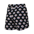 thumbnail image 3 of Women's Concepts Sport Pittsburgh Steelers Gauge Allover Print Cropped Tank Top & Shorts Sleep Set, 3 of 5