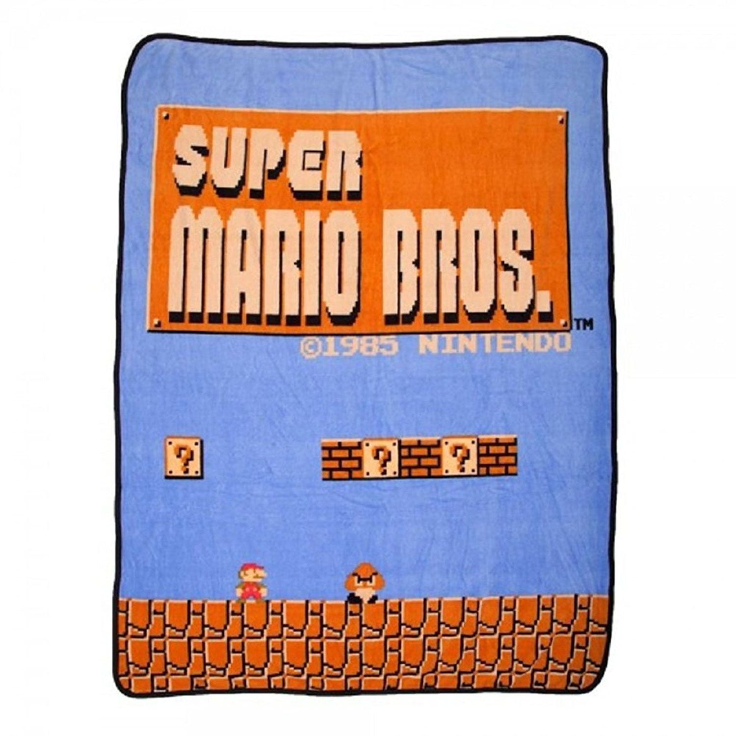 For Nintendo Super Mario Throw Blanket - Walmart.com - Walmart.com