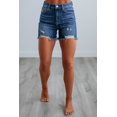 thumbnail image 5 of Maddie Risen Shorts - Dark Wash, 5 of 5
