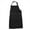 Black, variant on Canvas Work Apron With Front Pocket Adjustable Extra Long Straps, Chef Cotton Aprons for Men Women with Large Pockets