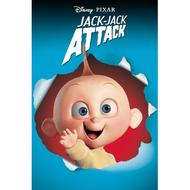 Jack-Jack Attack (2005) 24x36 Movie Poster, Pixar Animated Short, Incredibles
