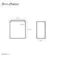 thumbnail image 3 of Colmer 18 Glossy White Bathroom Vanity Cabinet Only (SM-BV611), 3 of 3