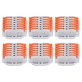 thumbnail image 1 of Conectores de cable compactos, 6 piezas, conectores de cable compactos, terminales de conexión rápida, bloques de conectores eléctricos diseñados a medida, 1 of 8