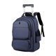 thumbnail image 1 of Mochila con ruedas de gran capacidad y versátil maletín para portátil con ruedas para mujeres y hombres. azul, 1 of 9