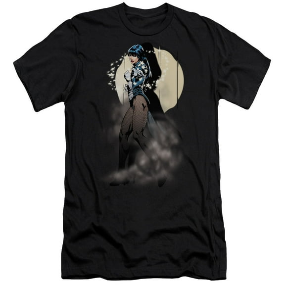 Jla - Zatanna Illusion - Premium Slim Fit Short Sleeve Shirt - Large