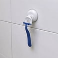 thumbnail image 4 of Suction Mounted Bath Men Razor Shaver Holder White, 4 of 5