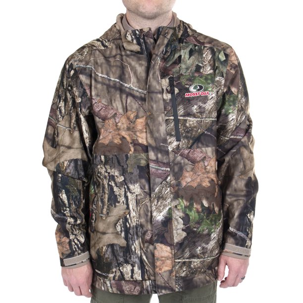 Mossy Oak Men's Scent Factor Hunting Jacket, Mossy Oak Breakup Country, Size Small