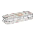 thumbnail image 2 of Plastic Pencil Box Large Capacity Pencil Boxes Clear Boxes with Snap-Tight Lid Stylish Office Supplies Storage Organizer Box Dog and Letter Envelopes Pattern, 2 of 7