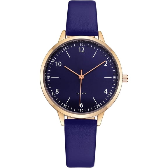 Women Watches Leather Mesh Strap Round Case Analog Fashion Ladies Wrist Watches