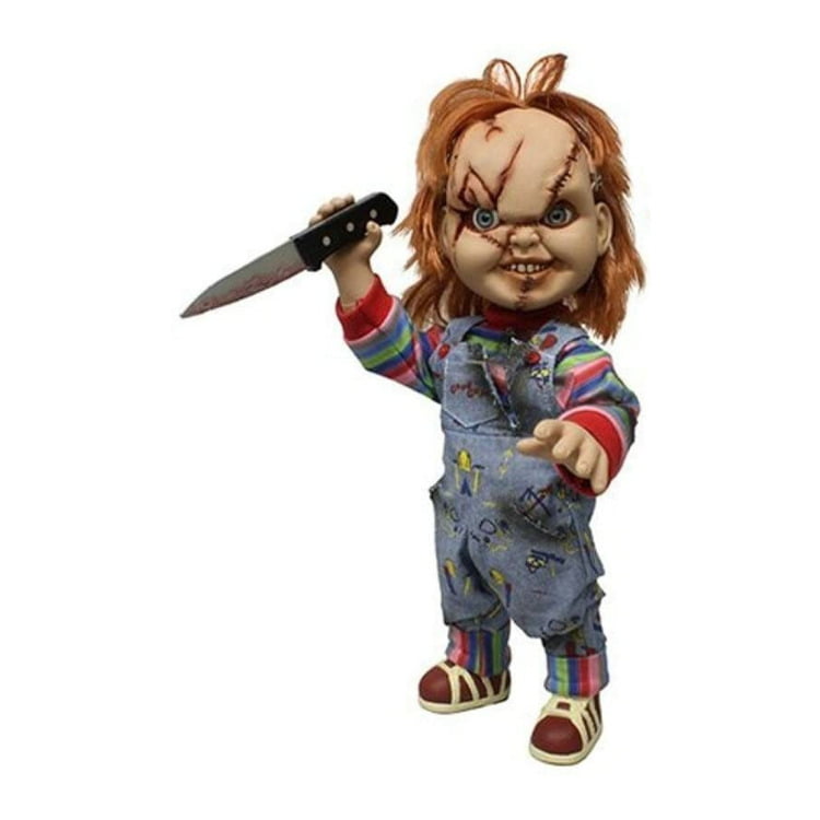 Mezco Toyz Child's Play Chucky Talking Mega Scale Jumbo Doll 15 inch CHUCKY PO* 