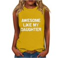 thumbnail image 2 of ZZwxWA College Essentials Women's Sleeveless Round Neck Top, 2 of 4