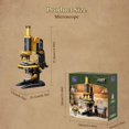 thumbnail image 2 of PANTASY Kit de Construction de Microscope Rétro pour Adultes, Modèle d'Instrument de Science Antique avec Design Mécanique, Finition en Laiton et Accessoires de Laboratoire, Collection, 2 of 7