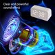 thumbnail image 4 of Altavoz Bluetooth inalámbrico | Altavoz inteligente con diseño de espejo mini | Reloj despertador con control remoto | Comando de voz | Audio de alta fidelidad | Decoración de oficina en casa, 4 of 5