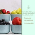 thumbnail image 3 of 8 Pack Wheat Straw Bowls Dinnerware Sets for Kitchen, Small Lightweight Reusable Plates - Microwave & Dishwasher Safe - Cereal Bowls - Ramen Bowl Set - Soup Bowls - Salad Bowls - Fruit Bowls, 3 of 7