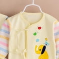 thumbnail image 3 of Nwiuh 7Pcs Unisex Baby Boy Girl Cotton Layette Outfit Set Baby Cotton Clothes Suit for Preemie Baby to 0-3 Months Gifts Layette Set (Yellow, 0-3 Months), 3 of 4