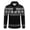 Black & White Fair Isle, variant on COOFANDY Men's Shawl Collar Long Sleeve Knitted Pullover Sweater Sweatshirts