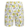 thumbnail image 6 of Naloa Lavender Flowers Men's Beach Shorts, Surfing shorts, Swim trunks, Quick Dry Swim Trunks for Surfing Beach Fun - X-Large, 6 of 9
