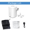 thumbnail image 4 of 2200Pa Mini Electric Air Pump with Inflation and Deflation Cordless 3000mAh Rechargeable Inflation Air Pump, 4 of 8