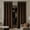 Brown, variant on Velvet Grommet Drapes Set of 2, Noise Reducing Room Darkening Curtains for Bedroom & Living Room