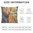 thumbnail image 5 of Orinice Cat Graphic Decorative Throw Pillow Cover for Home Couch Living Room Bed Sofa, Short Plush Material, 1PC 18x18in, 5 of 5
