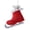 Red, variant on Euahivb Christmas Ornaments Christmas Knitted Ice Skate Tree Ornament with Plushs Trims Christmas Gifts Christmas Decorations Christmas Hanging Ornament for Festive Scene