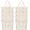 Beige, variant on Canvas Tote Bag with Zipper - Bulk Reusable Large Blank Cotton Grocery Shopping Tote for Women Men DIY Crafting