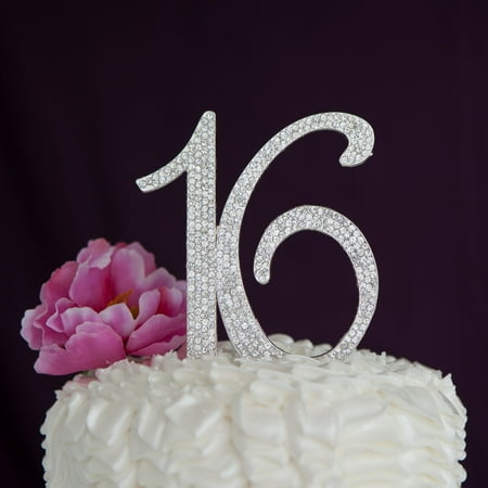 Sweet 16 Cake Topper 16th Birthday Party Supplies Decoration Ideas (Best Pool Party Ideas)