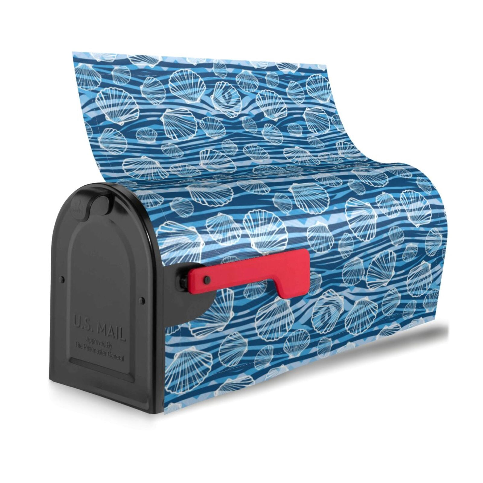 Picia Shell Magnetic Mailbox Cover Standard Size-21x18 in