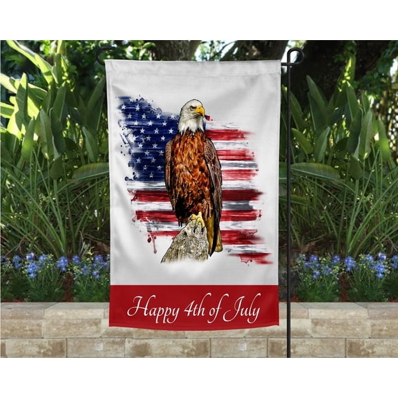 4th of July Garden Flag