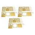 thumbnail image 1 of Innovative Pen Holder, Metal Assembled Pen Holder Surfaces Plating Gold  For Home, 1 of 8