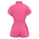 thumbnail image 4 of WILLBEST Pantalones Casuales de Mujer, Moda, Solapa Lisa, Manga Corta, Bolsillo, Elegante, Mono Recto para Mujer Mediana, 4 of 4