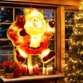 thumbnail image 2 of Christmas Presale Get Surprise Offer Christmas Window Hanging Lights Christmas Lights Window Stickers Hanging Lights Christmas Decorative Lights Shop Windo, 2 of 9
