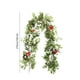 thumbnail image 3 of Decoraciones navideñas, adornos navideños, guirnalda de hiedra artificial, guirnalda de enredaderas colgantes artificiales, hojas de hiedra artificiales para decoración de mesa, enredaderas colgantes, 3 of 6