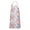 Pioneer Flower Floral-3, variant on Pioneer Flower Floral Print Pattern Apron-Garden Aprons for Women with Pockets-Cotton Linen Waterproof Kitchen Cooking Gardening Aprons Adjustable for Kitchen,Cooking,BBQ and Salon 33x27 Inch
