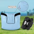 thumbnail image 6 of Haosy Light Sky Blue Golf Mallet Putter Cover Strong Magnetic Leather Golf Club Headcover Closure, 6 of 7