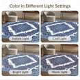 thumbnail image 7 of ODIKA 8'x10' Ultra-Soft Area Rug, Front Door Ru Boho Geometric Mosaic Tasseled Trellis Border Entrance None Washable, Bare feet friendly, Silk-Touch for Bedroom, Under Sectional, 7 of 7