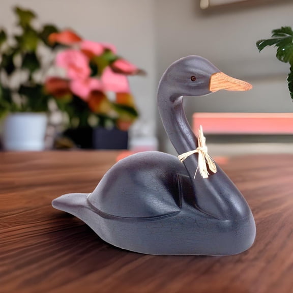 Wood Swan Decoy Slate Blue 15"H | Renovator's Supply