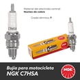 thumbnail image 3 of Bujía C7HSA NGK Para Moto At110 Cs125 Ds150 Gs150 Ws150 negro, 3 of 3