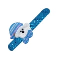 thumbnail image 3 of Sunjoy Tech 3D Dolls Adornment Clap Circle Comfortable Touch Fabric Christmas Decoration Slap Bracelet for Children - 1PC, 3 of 3