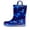 Blue Dinosaur, variant on Kushyshoo Kids Orange Colorful Glitter Rain Boot Size 10 Toddler Girls Shoes