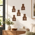 thumbnail image 5 of Light-Up Wooden Fireplace Christmas Decor, Rustic Wood Grain Fireplace Lamp, Indoor Decorative Wall Light, 5 of 6