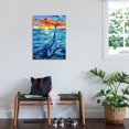 thumbnail image 3 of Art.com Ocean Friends II Stretched Canvas Print Wall Art by Carolee Vitaletti, 24" x 32", 3 of 4