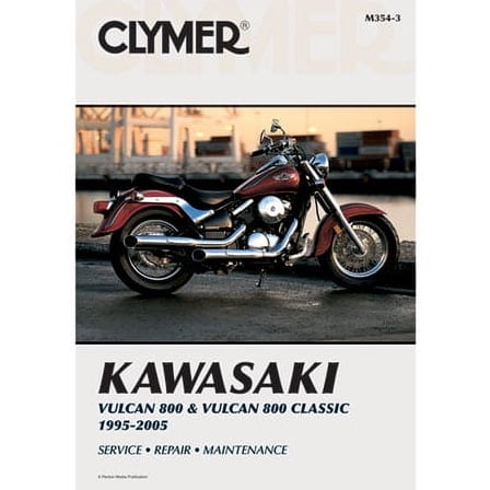 Clymer Repair Manuals for Kawasaki Vulcan VN800A 1995-2005
