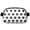 Black-1, variant on Retro Polka Dot Fanny Pack – Classic Belt Bag with Black and White Dots, Geometric Vintage Pattern